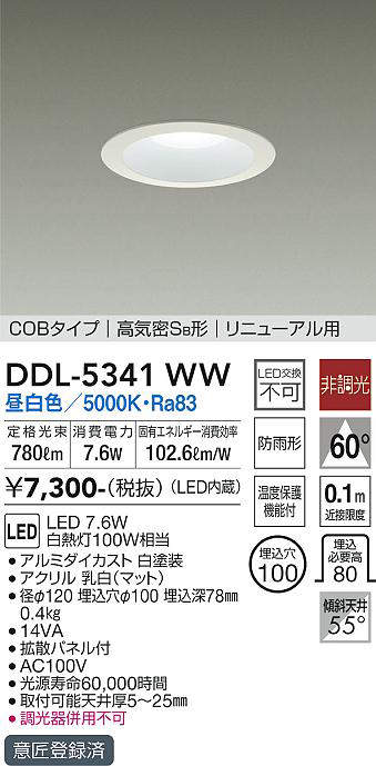 ddl5341ww