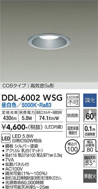 ddl6002wsg