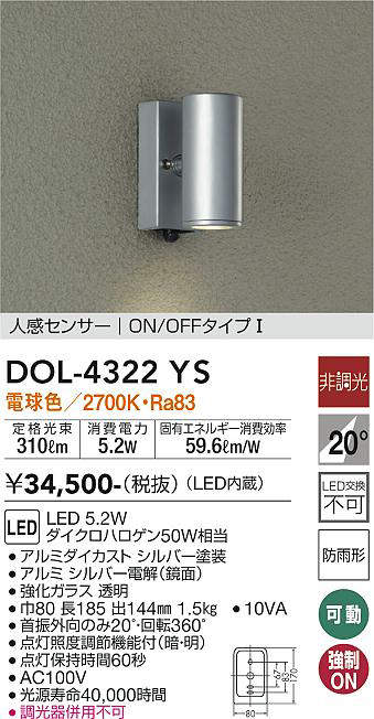 dol4322ys