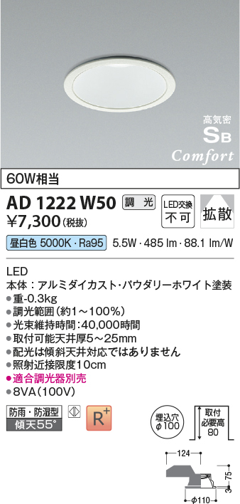 ad1222w50