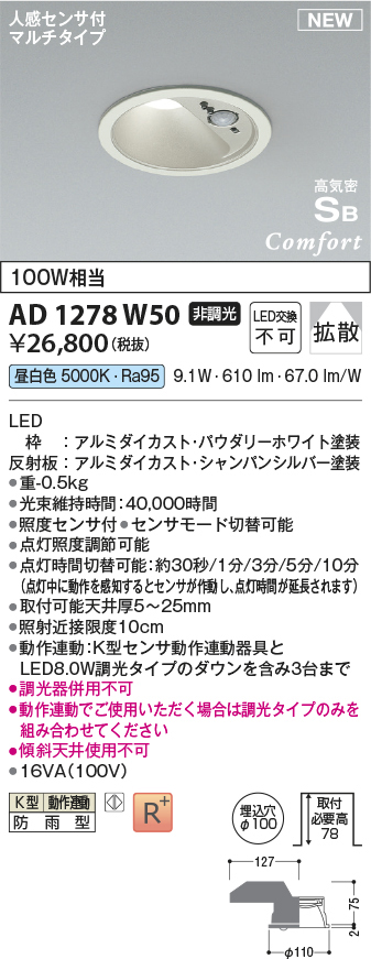 ad1278w50